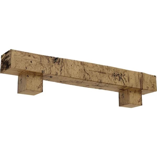 Kit w/ Alamo Corbels, NaturaL Golden Oak, 6